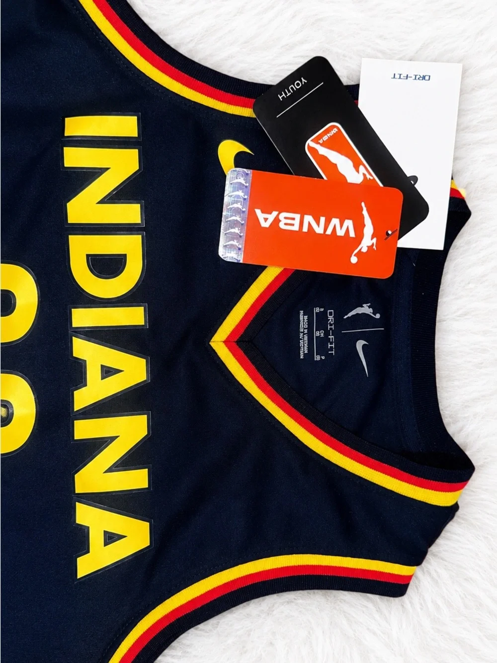 Nike Youth Indiana Fever Caitlin Clark #22 Explorer Jersey